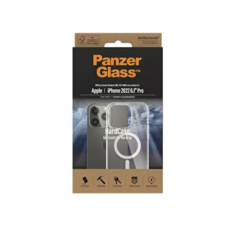 PanzerGlass MagSafe HardCase Kapak Askeri 3.6m iPhone  14  Pro